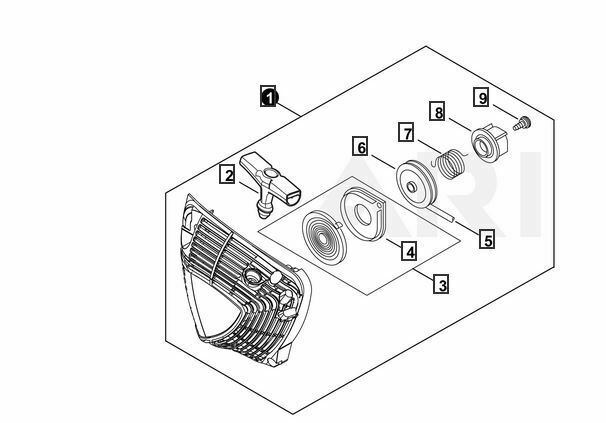 A051003300 GENUINE OEM Echo Recoil Starter CS-4510 CS4510