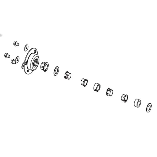 595921002 Service Kit 24In Auger Hardware Husqvarna Genuine OEM Part