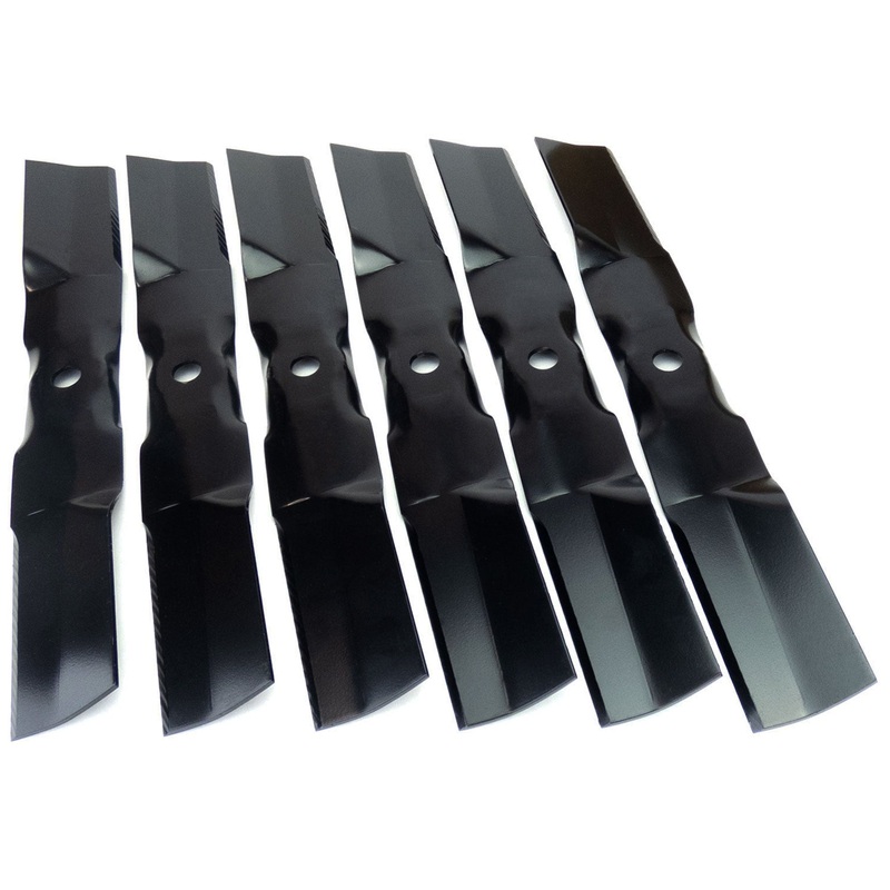 (6) Blades Fits John Deere 42 X350 Accel Deck GY20683 M170639 UC22008