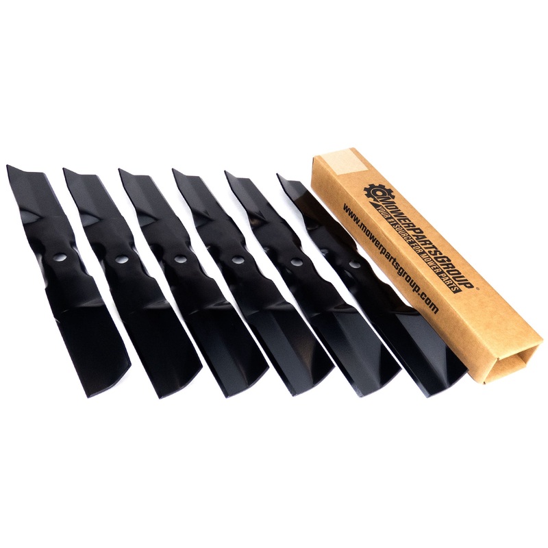 (6) Blades for John Deere 42 X350 with Accel Deck M170639, UC22008