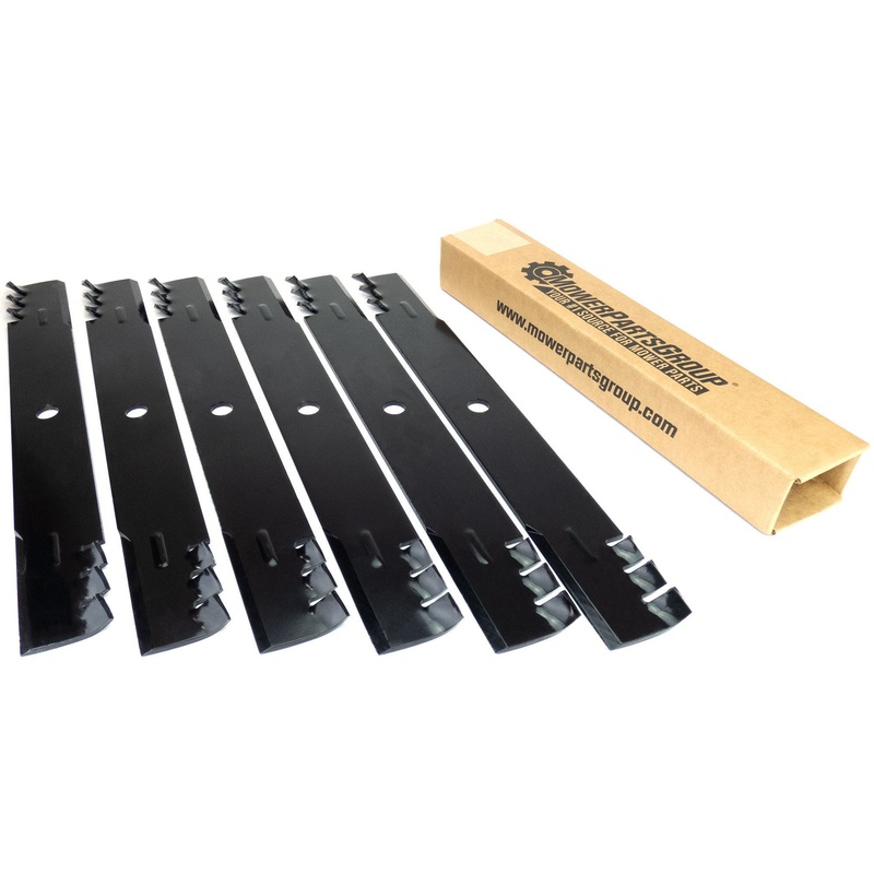 (6) Mulching Blades for John Deere 72 1050,1070, 4005, 4200 M141786, M80783