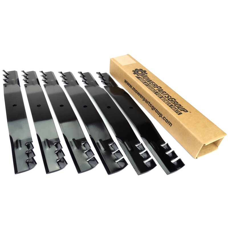 (6) Mulching Blades for Toro 62 Groundmaster, Recycler, Z Master 107-0214-03