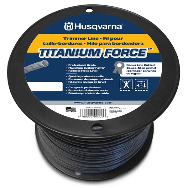 Husqvarna Titanium Force Trimmer Line .080×1200′ OEM #639005114