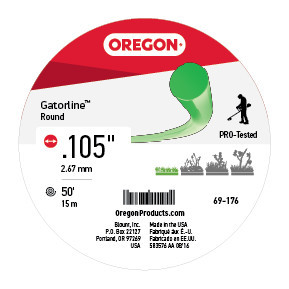 Oregon Equipment Parts 69-176 GatorlineRound .105 50Ft Don