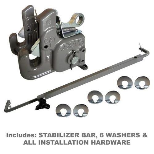 Pat's 3-Point Quick Change Hitch - Category 1 With Stabilizer Bar