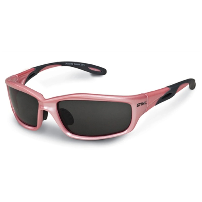 7010 884 0373 STIHL Smoke Lens Safety Glasses (Premium Wraparound Design)
