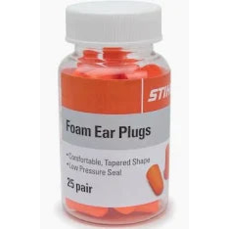 7010 884 0405 STIHL Disposable Foam Ear Plugs (Uncorded)