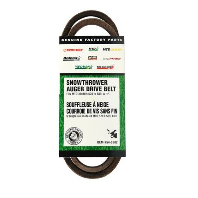 754-0282 MTD Snowblower Auger Drive Belt 954-0282 OEM-754-0282 07200514