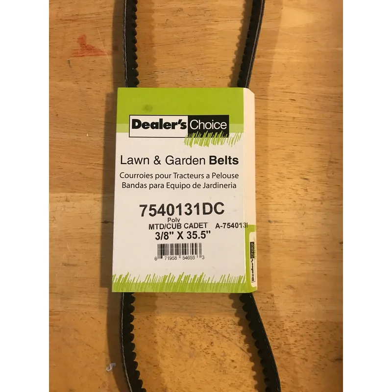 7540131DC Dealers Choice Snowblower Auger Belt Replaces MTD Craftsman 954-0131