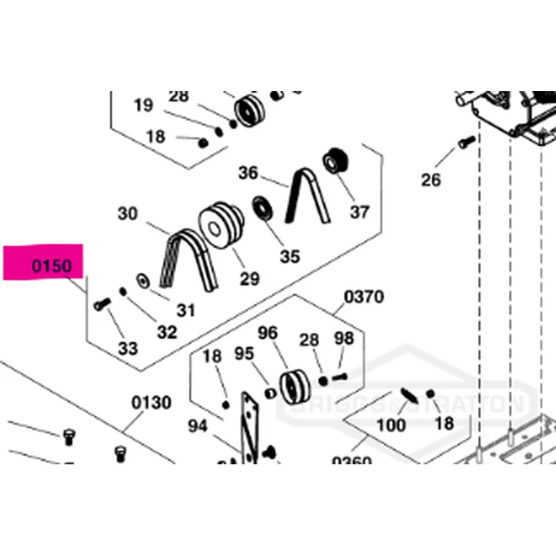 770141 Murray Engine Pulley Kit – Currently on Backorder