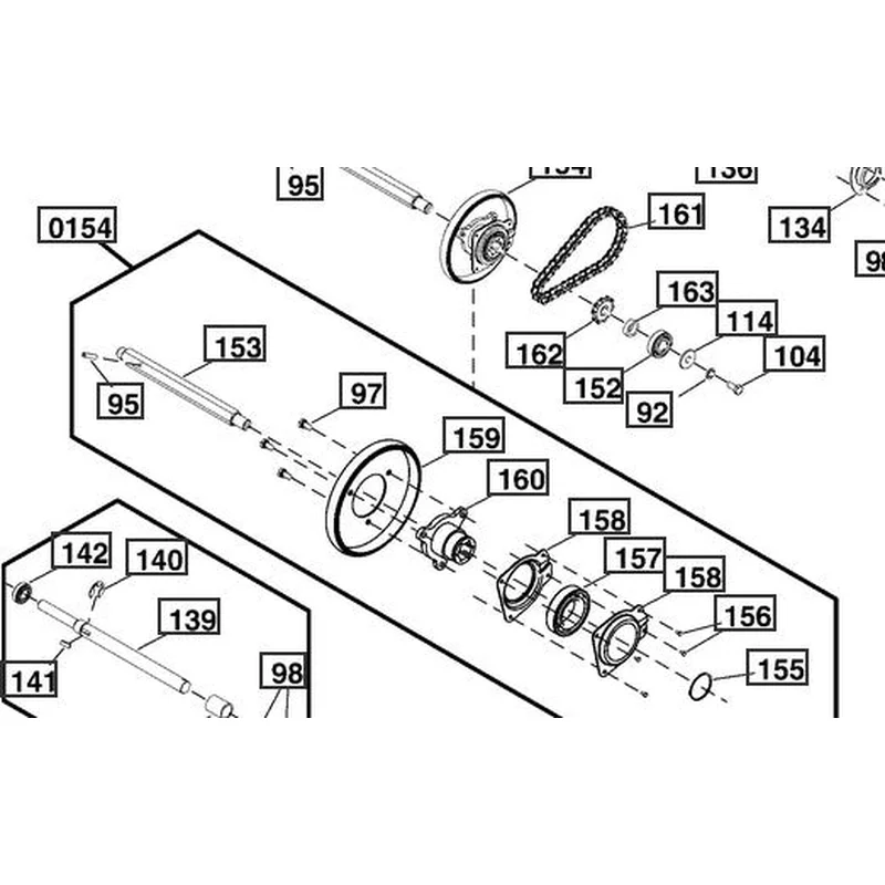 771708 Murray Snapper Snowblower Friction Wheel Kit 771708J
