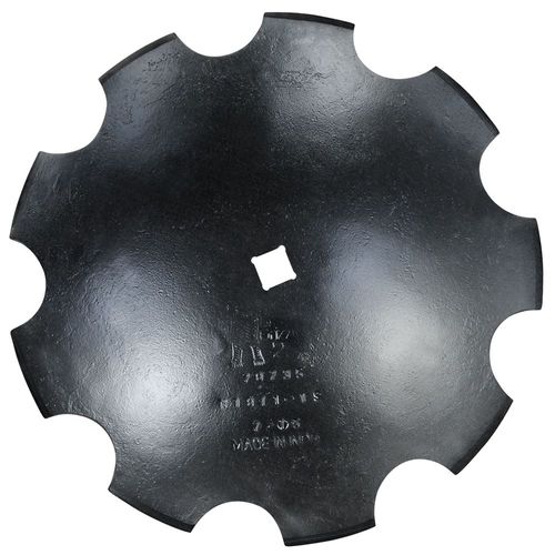 18" x 3MM Notched Disc Blade, 1" SCH, 1-3/4" CONC