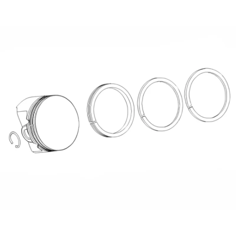 791791 Briggs & Stratton Snowblower Piston Ring Kit