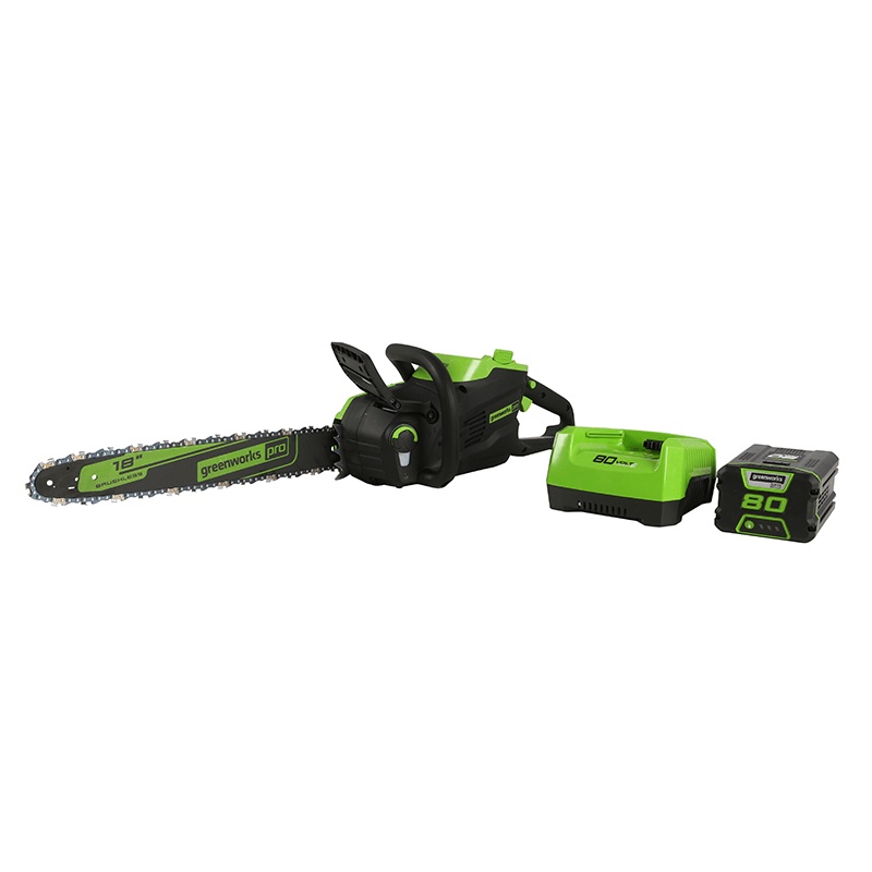 80V 18 Chainsaw, 2.0Ah Battery and Charger Included