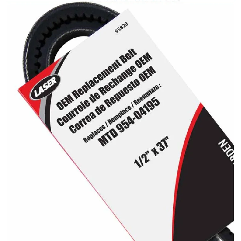 95828 Laser Snowblower Auger Drive Belt Replaces MTD Craftsman 954-04195 754-04195