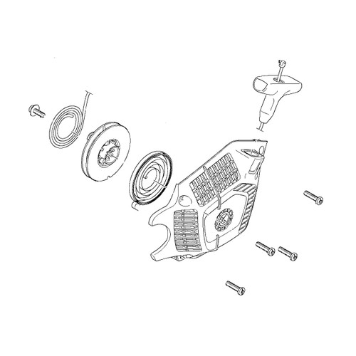 591466701 Service Kit Starter Housing Husqvarna Genuine OEM Part