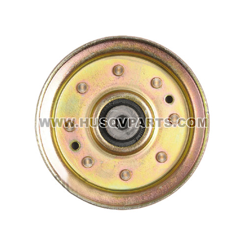 596481401 Pulley Idler Flat 3 Clear Zinc Husqvarna Genuine OEM Part - SUPERSEDED FROM 532175820, 539107620