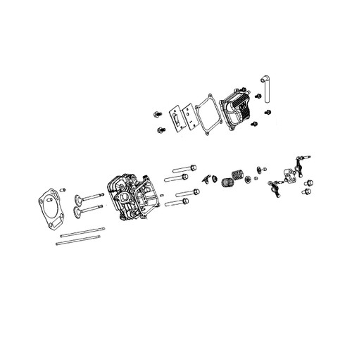 598684419 Cylinder Head Kit Husqvarna Genuine OEM Part