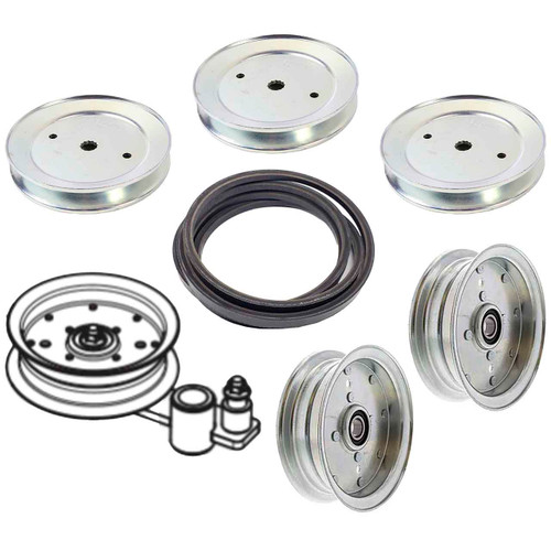 Belt and Pulley Kit for Xcite Z375 60" Zturn Mower - Husqvarna Genuine OEM Part