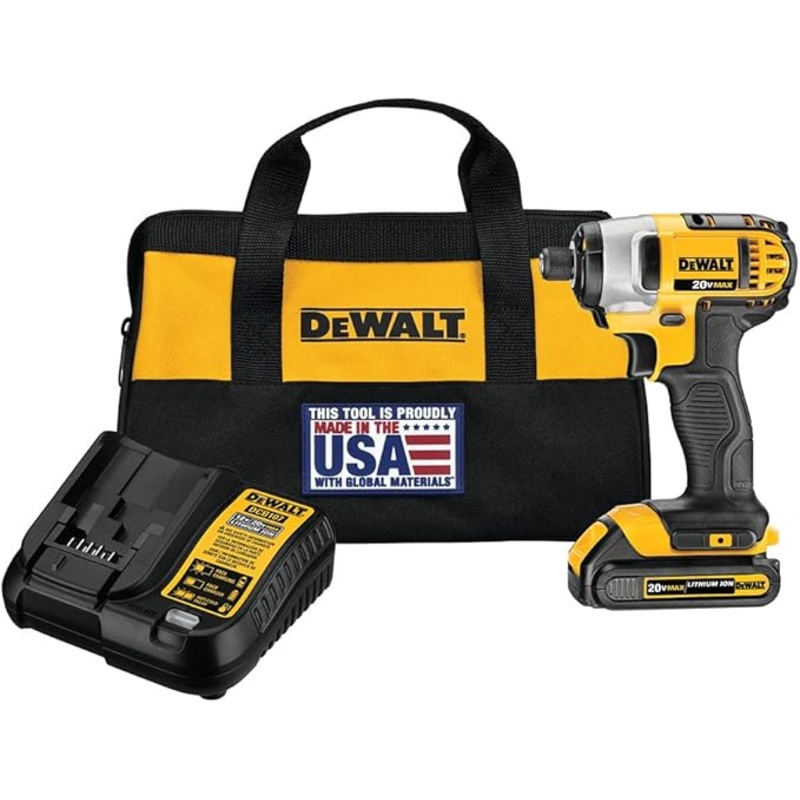 AC250030 DEWALT 20 V MAX 1/4 In. Impact Driver Kit