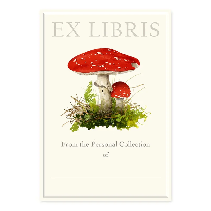 Amanita Muscaria Mushroom – Bookplates
