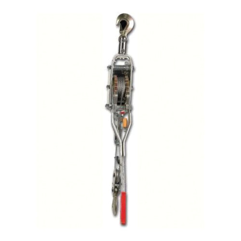AMERICAN POWER PULL 18650 Cable Puller, 4 ton Lifting, 6 ft Pull, 5/16 in D Rope/Cable, Double Drive Ratchet