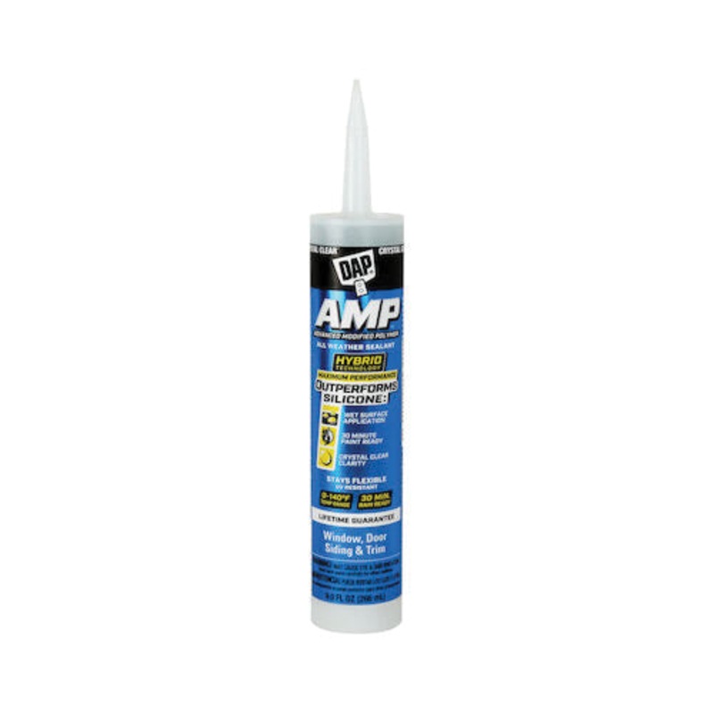 AMP 7079800760 Advanced Waterproof Window Sealant, Solid, White, Slight, Advanced Hybrid Polymer Base, 24 hr Curing