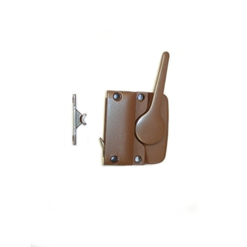 Andersen #7022-47 Sash Lock and Keeper (Right Hand) – Bronze Color (1945 to 1974)