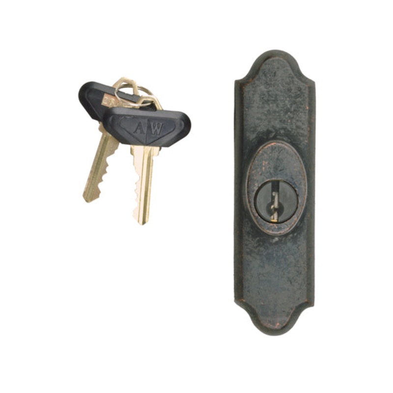 Andersen Encino Style – Exterior Keyed Lock with Keys (Right Hand) – Keyed Alike