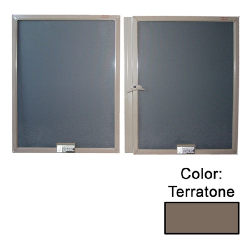 Andersen G63 400 Series Gliding Window Full 2 Piece Screen in Terratone