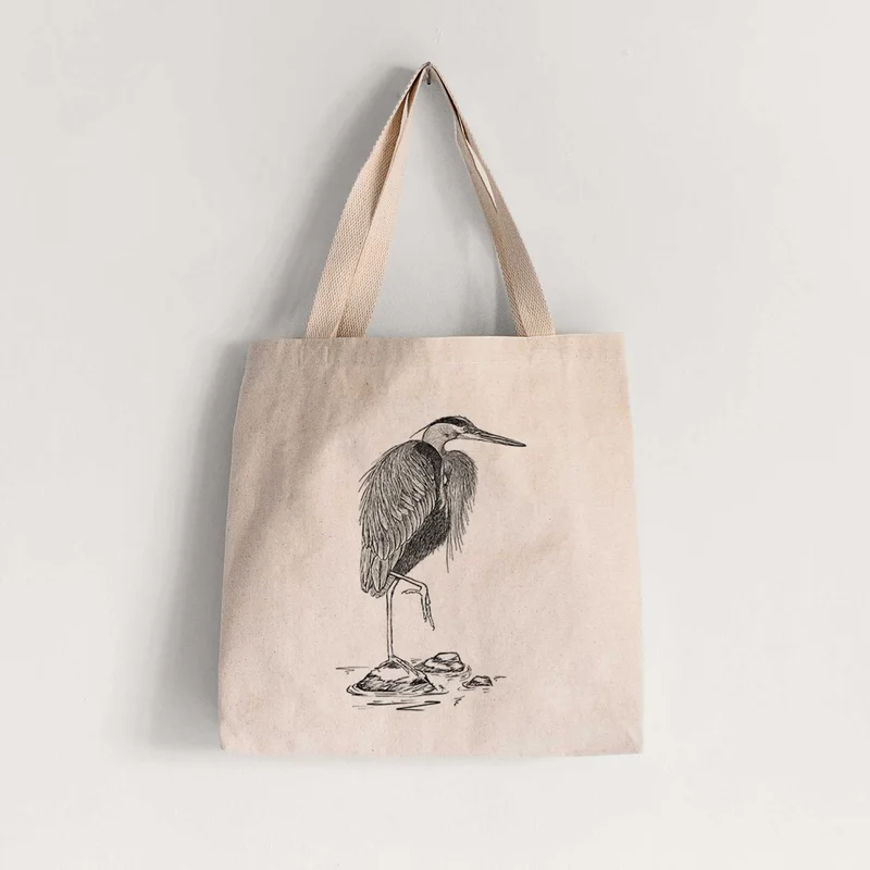 Ardea herodias – Great Blue Heron – Tote Bag