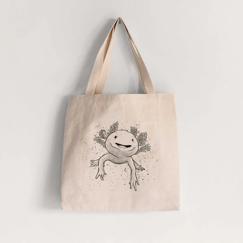Axolotl – Ambystoma mexicanum – Tote Bag