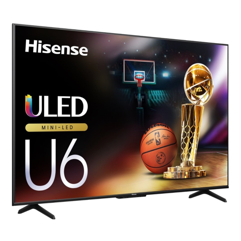 AZ0000000002195 Hisense 75" Class U6 Series Mini-LED ULED 4K Google TV 75U6K As Is No Warranty