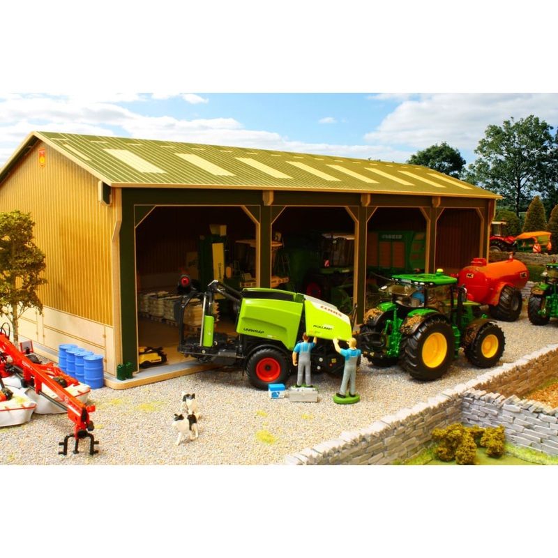 BBB160 Open Barn with 4 Bays - BIG BRUSHWOOD BASICS