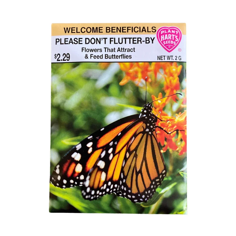 BeneficialsPlease Don’t Flutter By (Butterfly Flowers)