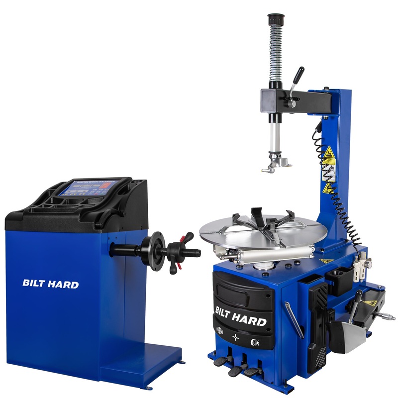 BILT HARD 2 HP Swing Arm Tire Changer Wheel Balancer Combo