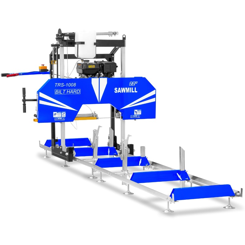 BILT HARD 22" Portable Sawmill with 9HP Ducar 270cc Gas Engine