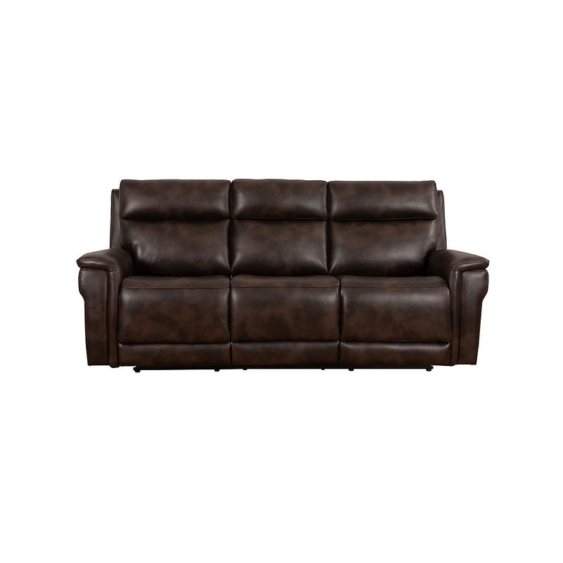 BJF250093 Leather Bolero Reclining Sofa - Coffee