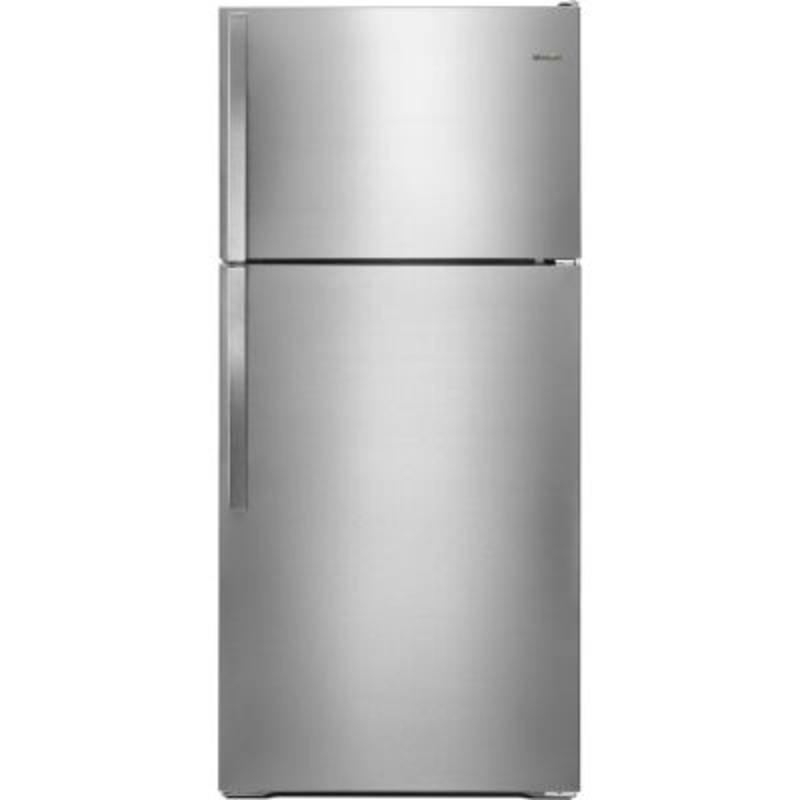 BLP00407 - Whirlpool - 14.3 Cu. Ft. Top-Freezer Refrigerator - Monochromatic Stainless Steel