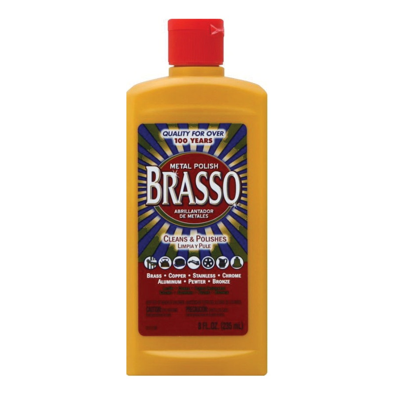 BRASSO 2660093334 Metal Polish, 8 fl-oz, Bottle, Liquid