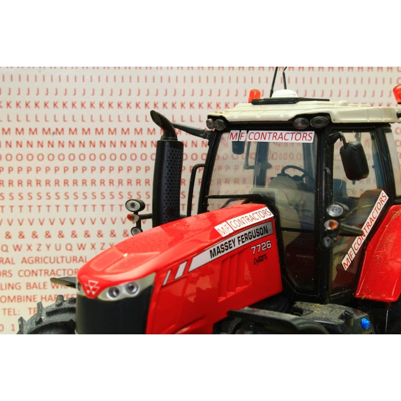 BT3073 Contractors Sticker Set In Red