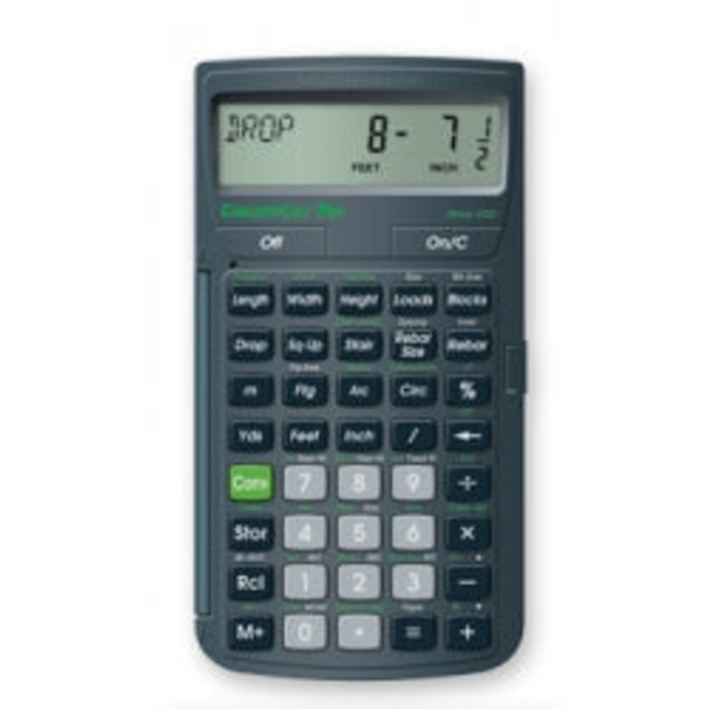 Calculated Industries 4225 Concrete Calculator Pro
