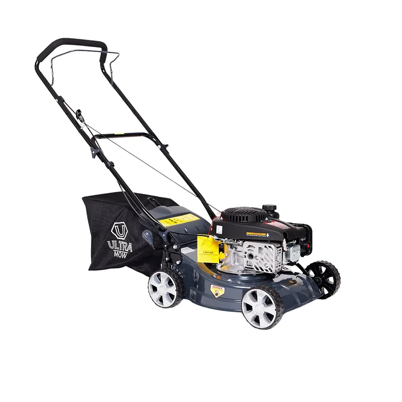 Callow Premium Petrol Lawn Mower – 41cm Cutting Width – Powerful 4 Stroke Loncin OHV Engine with adjustable cutting heights