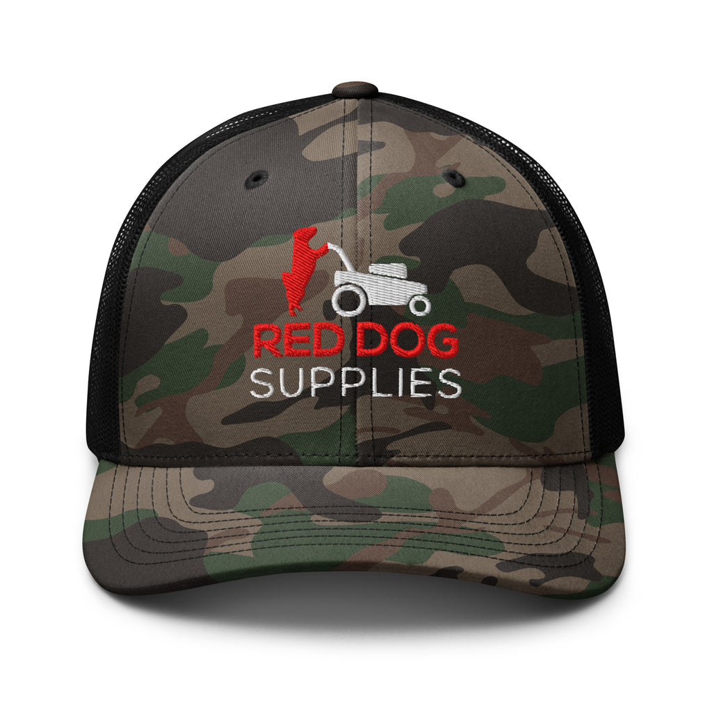 Red Dog Camo Trucker Hat