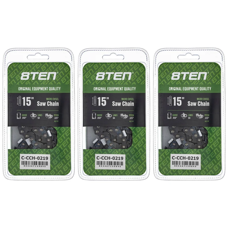 Chainsaw Chain 15 Inch .050 .325 64DL For Dolmar 581643164 23RSC64 20LGX064G | 3-PACK
