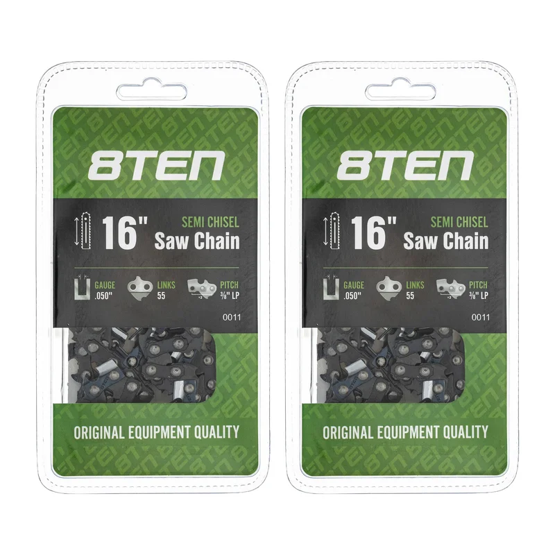 Chainsaw Chain 16 Inch .050 3/8 55DL For Windsor GB 63PM55 63PM55E 501847055 63PM355E S93G55 | 2-PACK