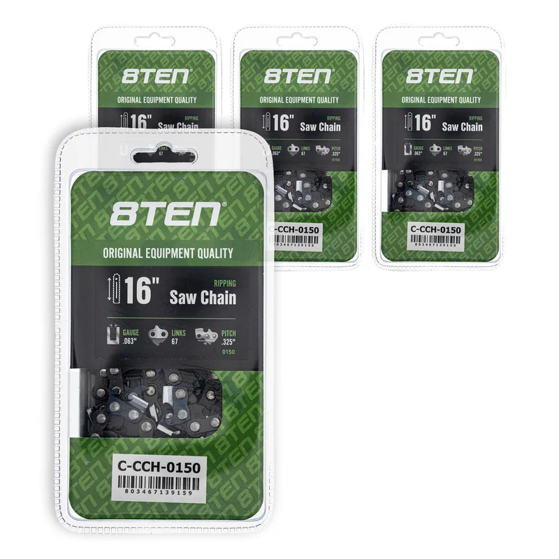 Chainsaw Chain 16 Inch .063 .325 67DL For Husqvarna Stihl 22LPX067G 22BPX067G 22LGX067G 36390050067 | 4-PACK