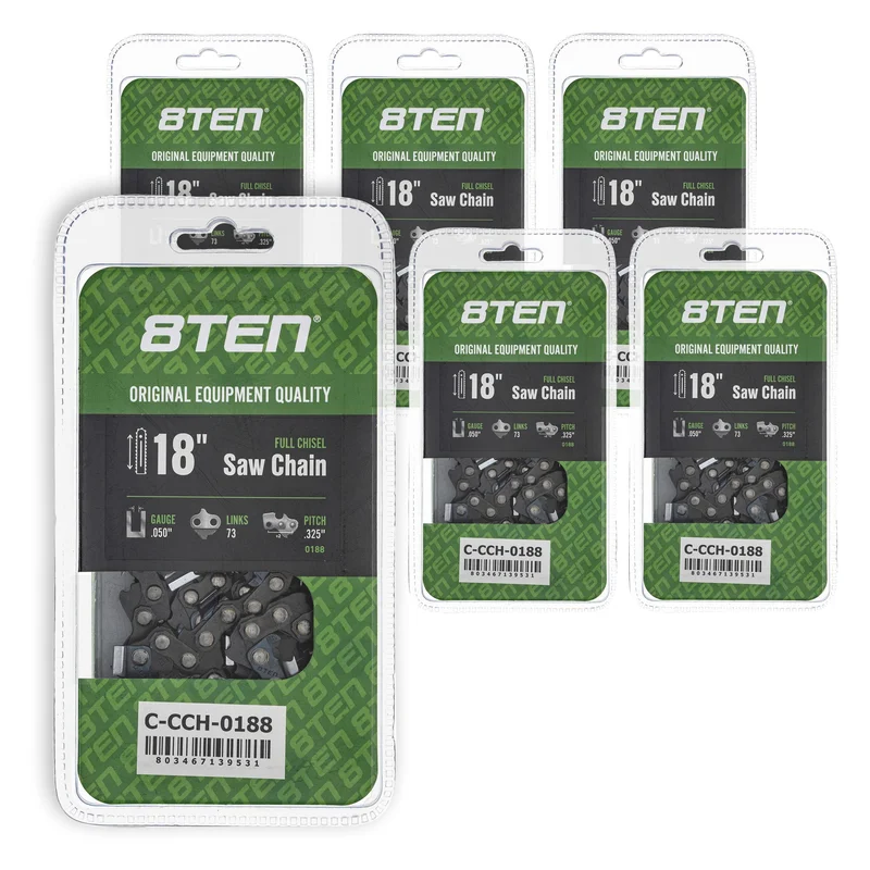 Chainsaw Chain 18 Inch .050 .325 73DL For Husqvarna Stihl Solo Homelite H73 H2273 23RM373E 20BPX073 | 6-PACK
