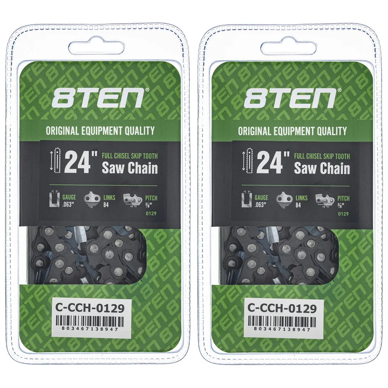 Chainsaw Chain 24 Inch .063 3/8 84DL For Dolmar 75EXL084G H5084 36RS84E 36210050084 | 2-PACK