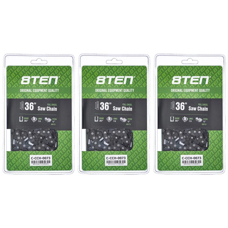 Chainsaw Chain 36 Inch .063 3/8 114DL For Stihl 75RD114G 75EXJ114G H50S114 75EXJ114 36RSF114 | 3-PACK